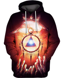 Millennium Ring Hoodie 3D All Over Print Hoodie, Zip-up Hoodie