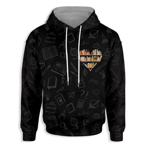 Just A Teacher Who Love Books 3D All Over Print Hoodie, Zip-up Hoodie